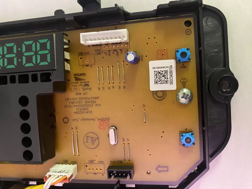 Samsung DC94 06610A Dc92 01802m Washer Control Board Panel AZ197241 | BKV893