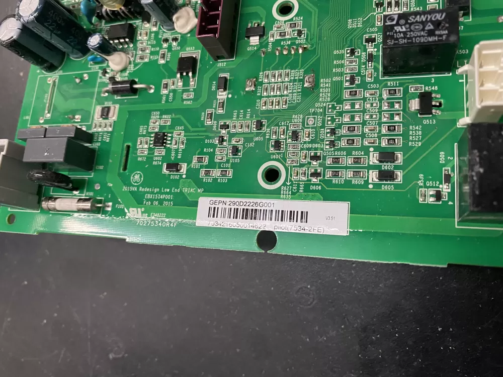 GE WH22X32357 WH22X29556 290D2226G001 Washer Control Board AZ19845 | BK944