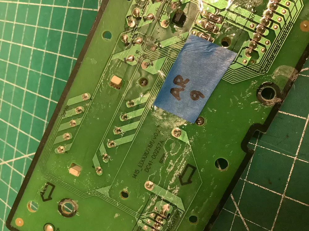 Samsung DC41 00257A Dryer Control Board AZ205162 | AR9