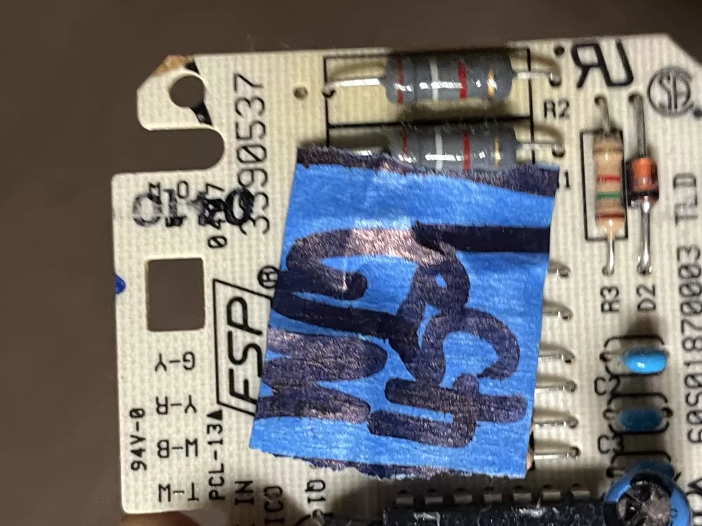 Whirlpool Maytag W10476828 Dryer Moisture Sensor Control Board AZ37240 | 459WM