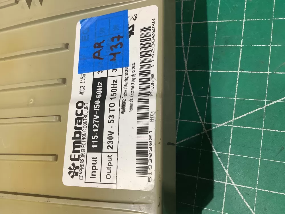 GE 519303021 Refrigerator Invter Control Board AZ195000 | AR437