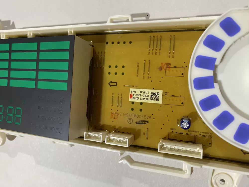 Samsung DC92 02001A AP6243666 DC92 02005A Washer Control Board AZ145154 | BKV759