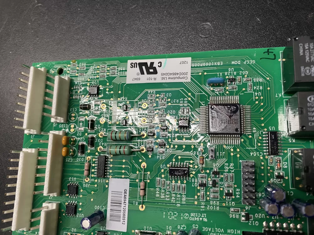 GE WR55X10956 WR55X10697 EBX1069P005 Refrigerator Control Board AZ6904 | BK1086