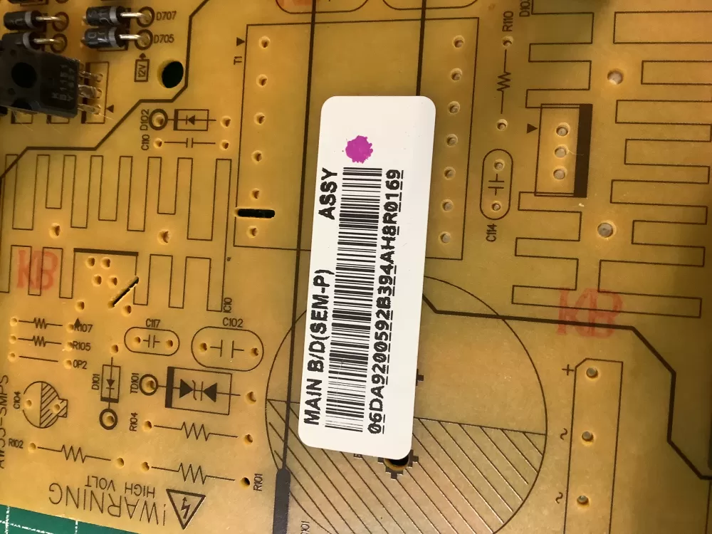 Samsung DA92-00592A DA92-00592B Refrigerator Control Board AZ220523 | NR2067