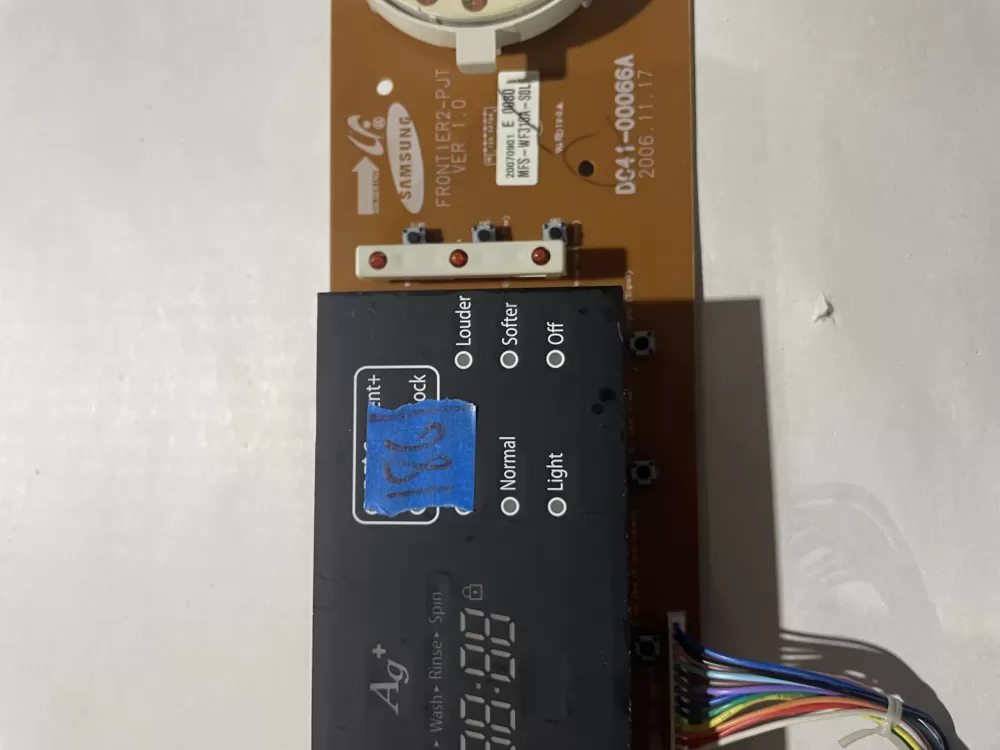 Samsung MFS-DV318A-S0 DC41-00066A Dryer UI Control Board AZ194179 | KM186