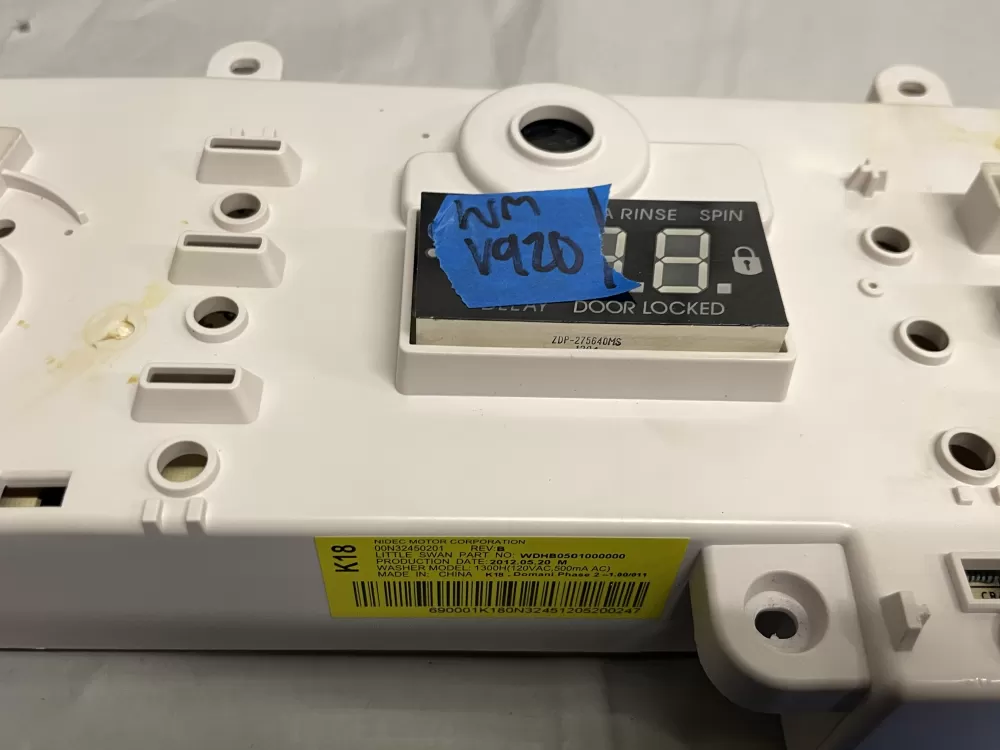 GE 00N32450201 Washer Control Board AZ207845 | Wmv920