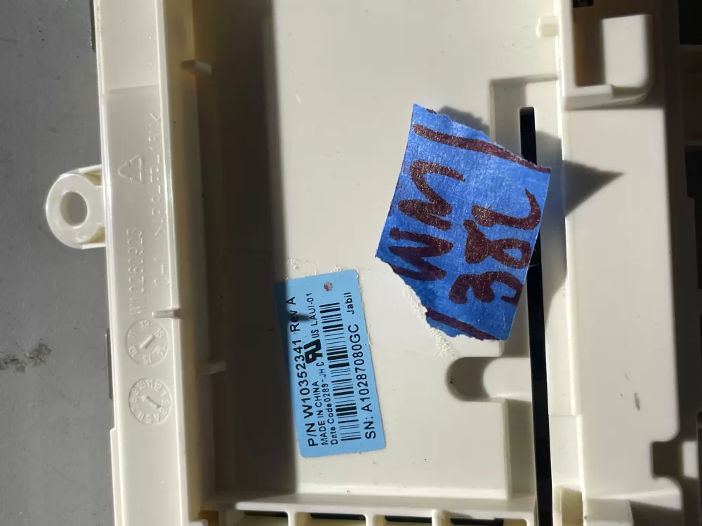 Whirlpool W10352341 Dryer Control Board AZ39980 | Wm382