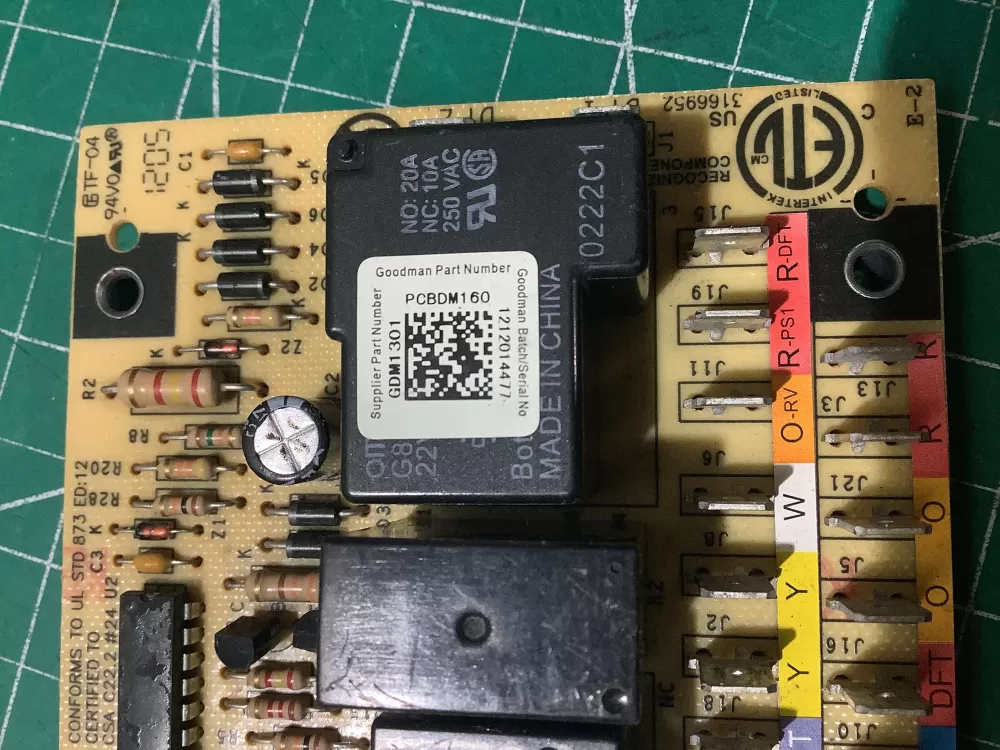 Goodman Pcbdm160 Defrost Control Board AZ195626 | AR1218