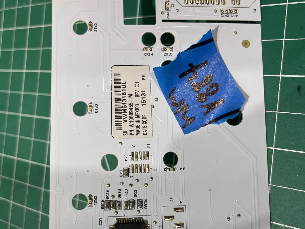 Whirlpool W10689465 Washer Control Board Interface AZ193463 | Wmv884