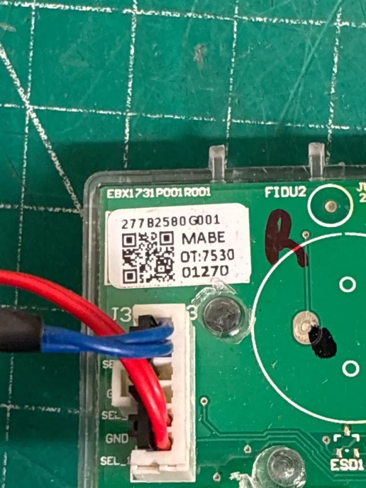 WE22X28668 GE Dryer User Interface Board
