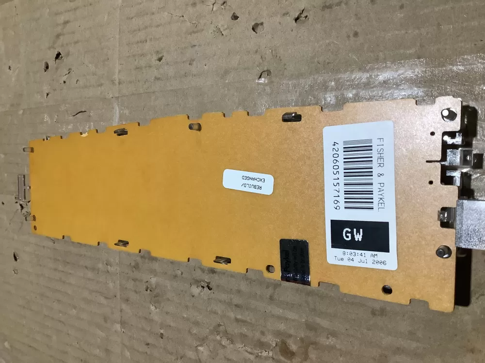 Fisher & Paykel Washer User Interface 420605P  426819  421098P AZ116353 | AR2153