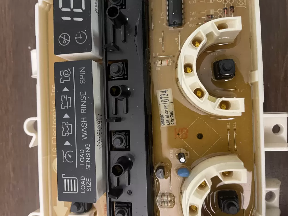 LG EBR36870734 Washer Display Control Board AZ96284 | KMV610