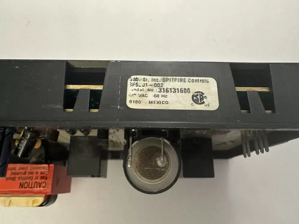 Frigidaire 316131600 SF5201 002 Range Control AZ2825 | NT192