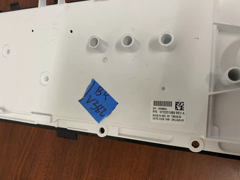 Kenmore W10272628 W10351989 Washer Interface Control Board AZ38811 | BKV382