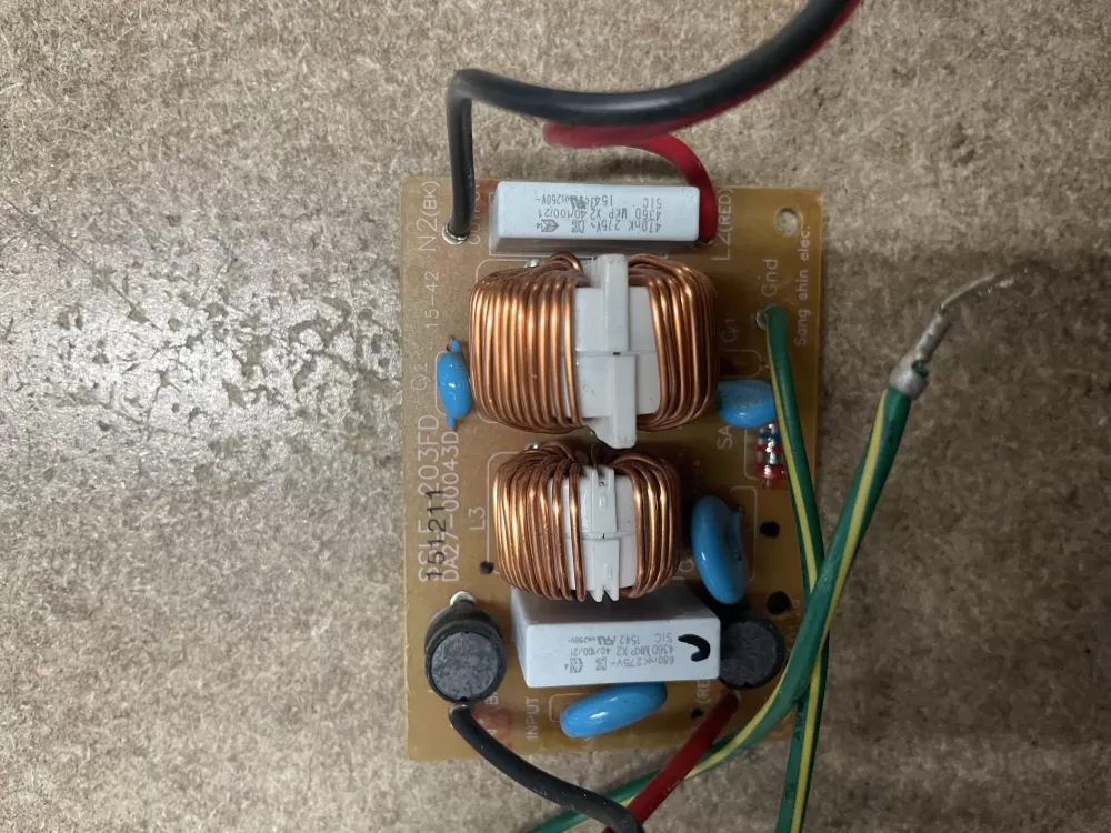 Samsung DA27 00043D Refrigerator Control Board Noise Filter AZ20358 | KM1649