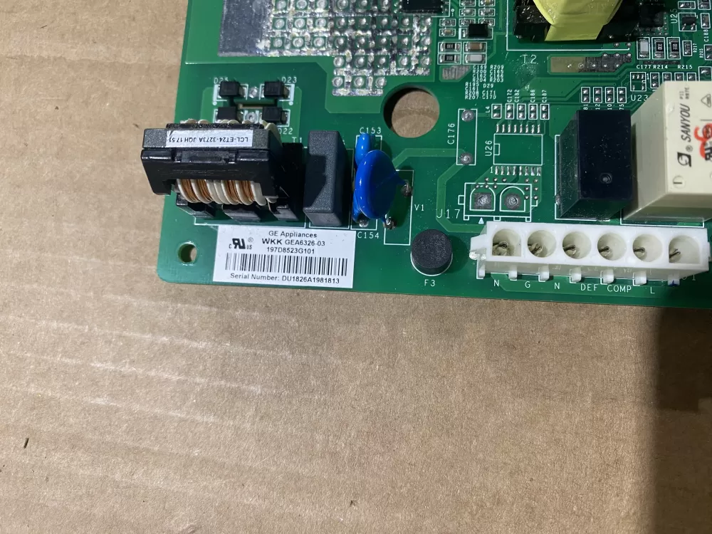 GE 197D8523G101 70213260402GA MB6075LLC Refrigerator Control AZ78337 | BK652