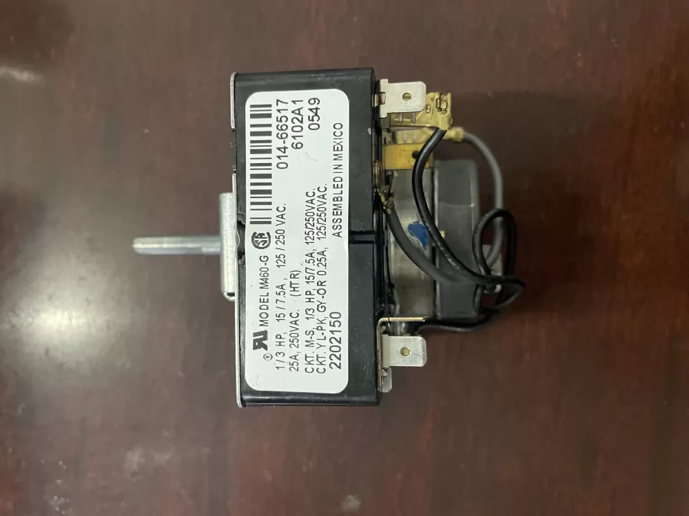 Whirlpool  Maytag  Magic Chef  Admiral 2202150 WP37001240 Dryer Timer