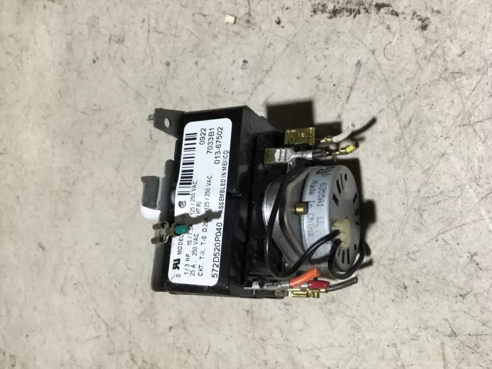 GE 572D520P040 WE4M383 Dryer Timer AZ74854 | Sl134