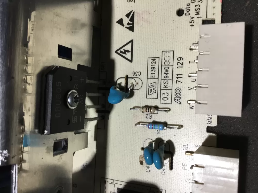 Washer E139124 Motor Control Board AZ98161 | NR54
