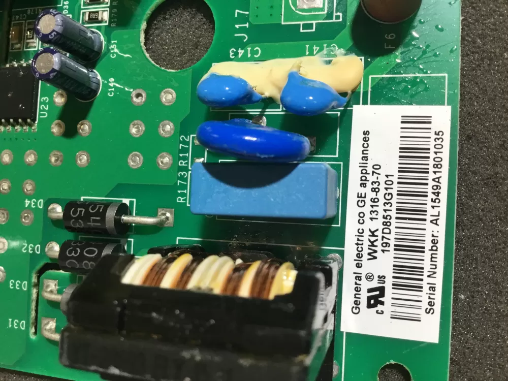 GE 197D8513G101 70213160102GA Refrigerator Control Board AZ96208 | NR48