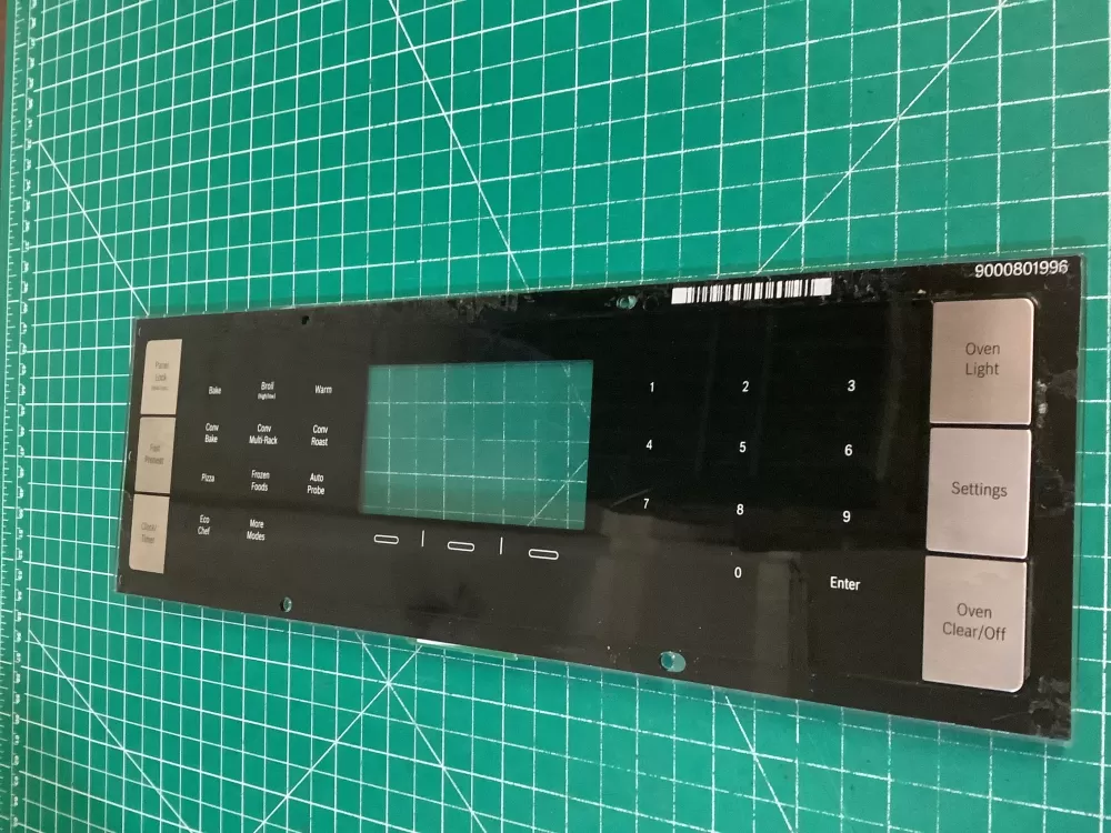 9001038279 Bosch Oven Overlay / Touchpad
