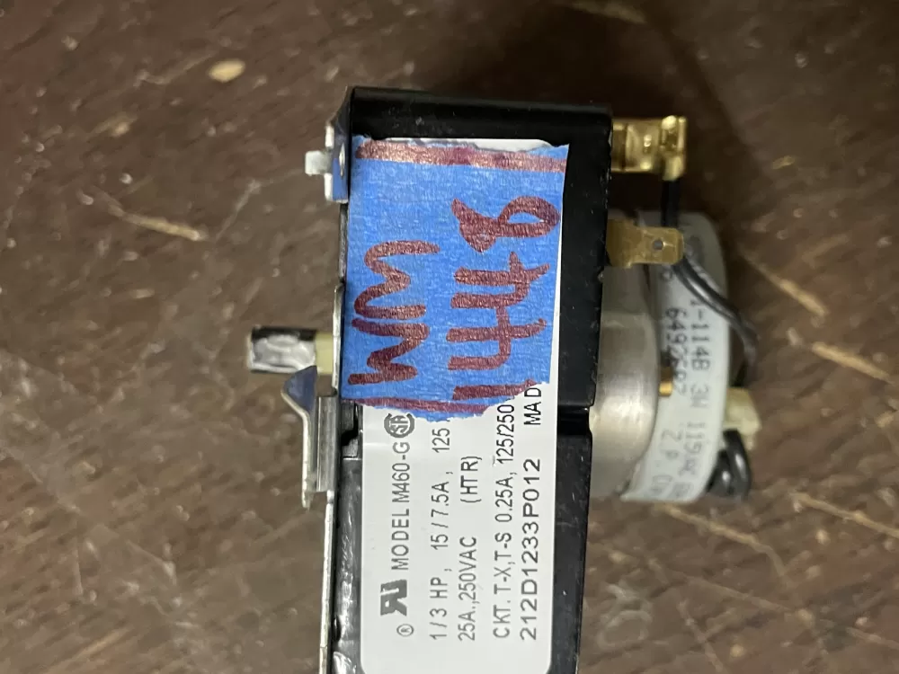 GE 212D1233P012 WE4M364 Dryer Timer AZ43585 | Wm1448