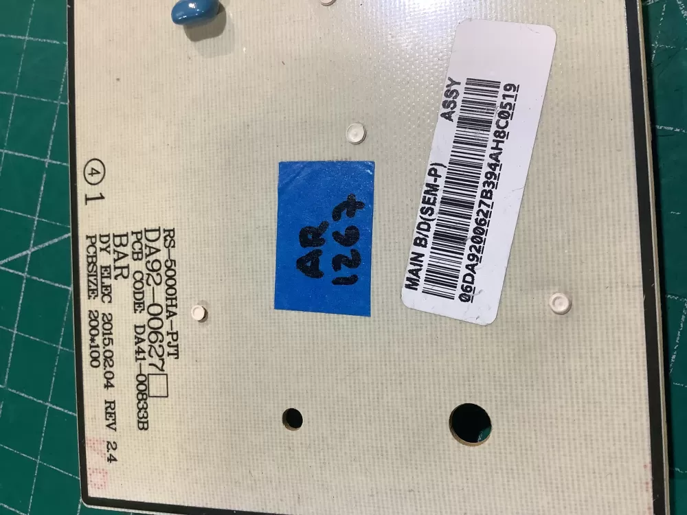 Samsung DA92 00627B Refrigerator Control Board Dispenser AZ227762 | AR1267