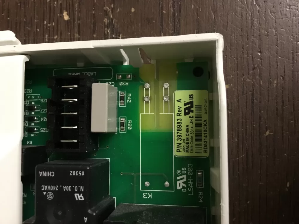 Whirlpool Dryer Control Board WPW10111617 AZ14296 | NR548