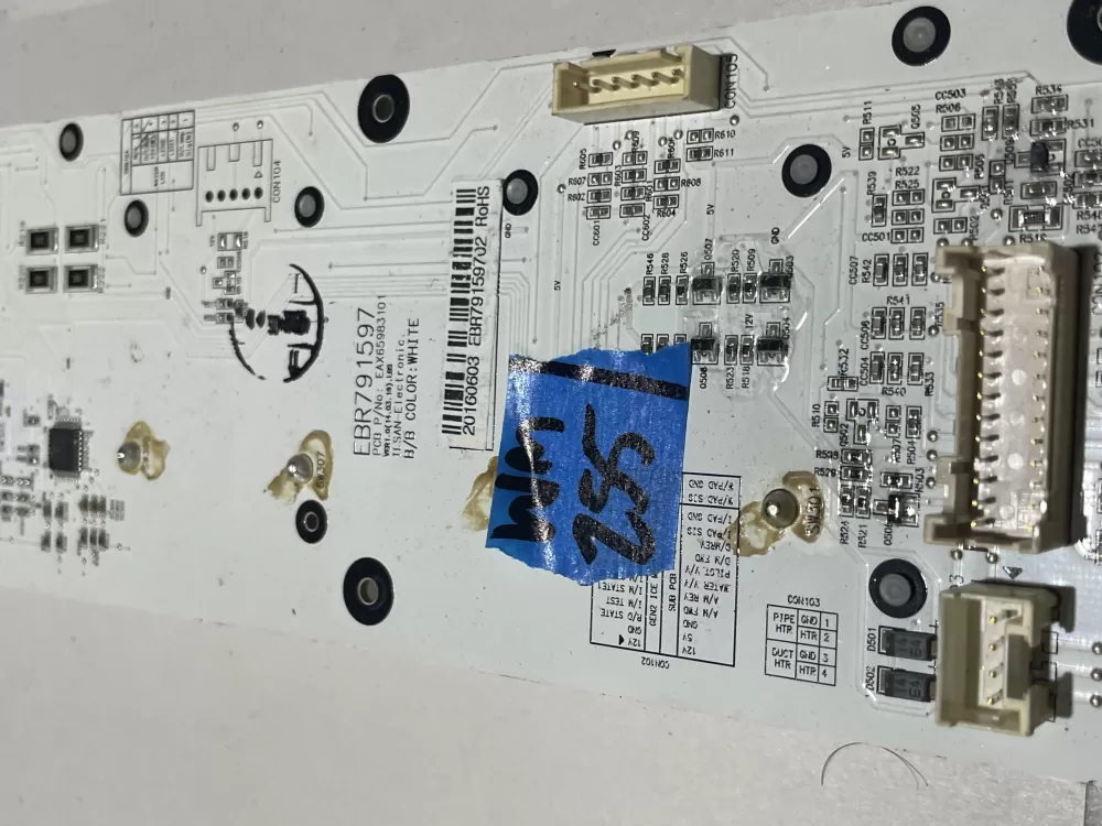 LG Kenmore AP5958579 EBR79159702 PS10067121 Refrigerator Control Board Dispenser