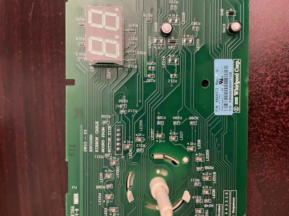 Kenmore WP8564373 Washer Control Board AZ92945 | KM1454