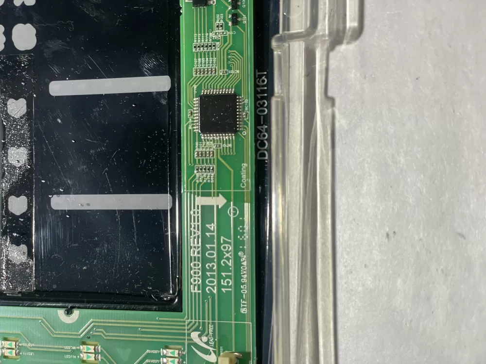 Samsung Washer Control Inlay DC93-00376D DC64-03116B AZ186438 | KM733