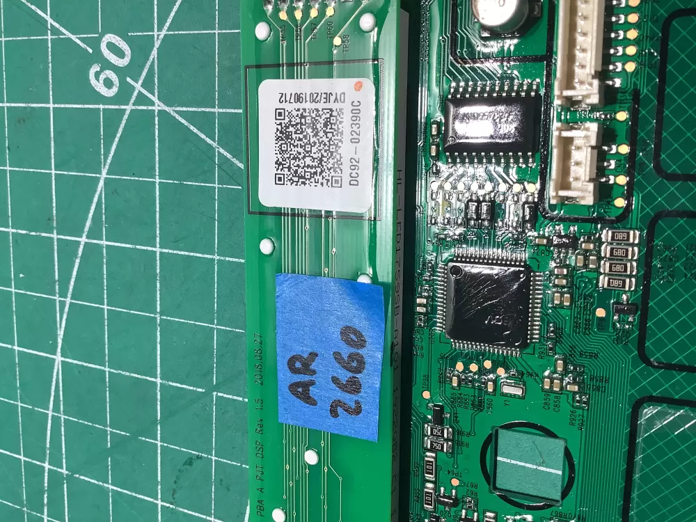 Samsung DC92-02390C Dryer Control Board User Interface AZ186937 | AR2660