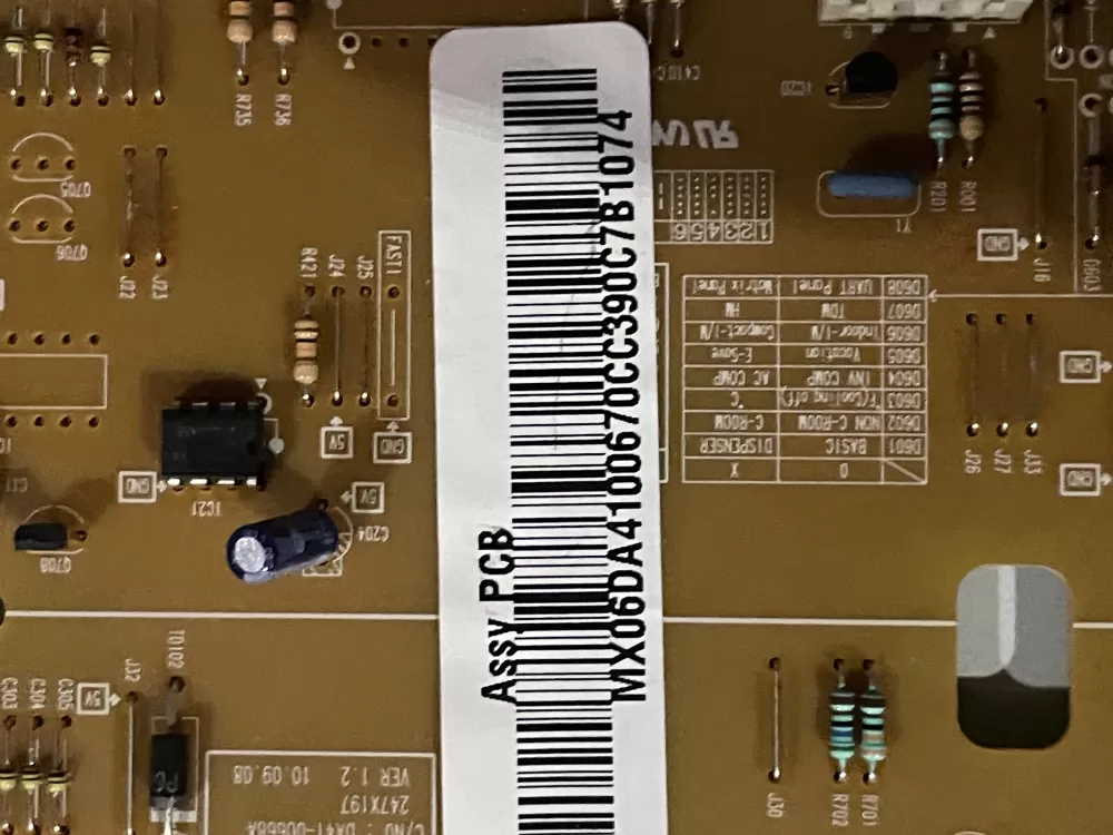 Samsung DA41-00670C DA41-00668A Refrigerator Control Board AZ32178 | Wm104