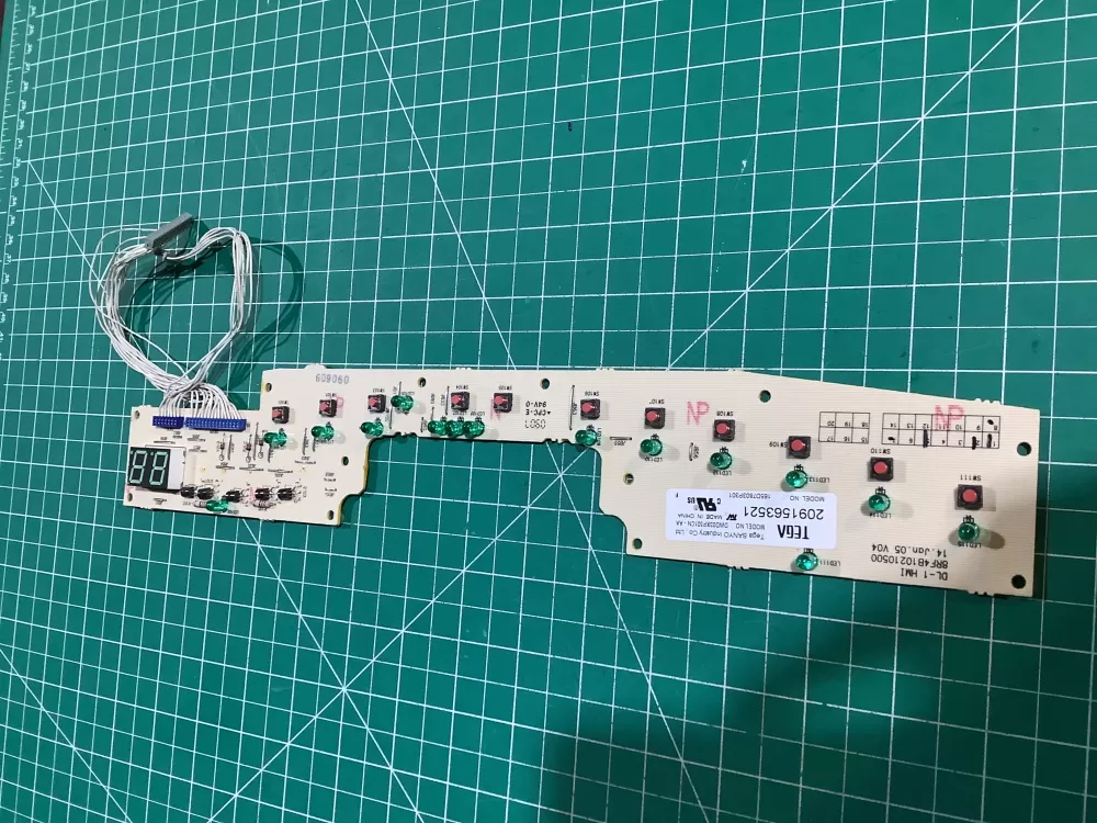 GE 165D7803P301 Dishwasher Control Board