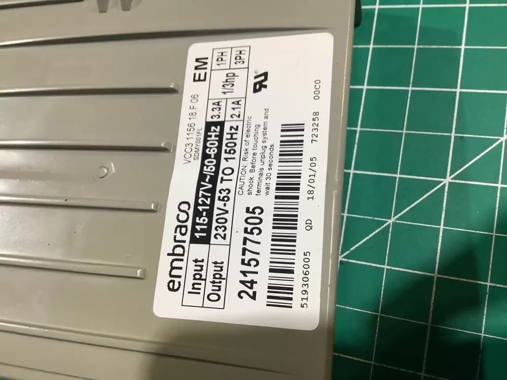 Kenmore 241577505 Refrigerator Inverter Control Board AZ146047 | NR2443