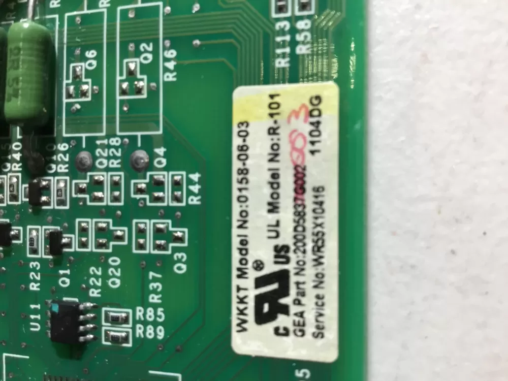 GE WR55X10416 200D5837G002 Refrigerator Control Board AZ44080 | NR1758