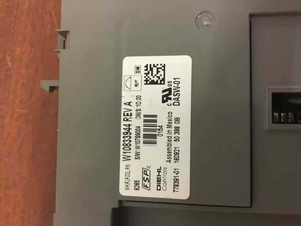 KitchenAid W10739811 W10788999 Dishwasher Control Board AZ30438 | NR977