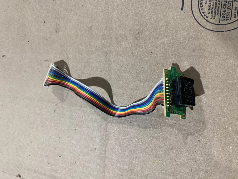 Frigidaire A10152301RC  Dishwasher Display Control Board Cable
