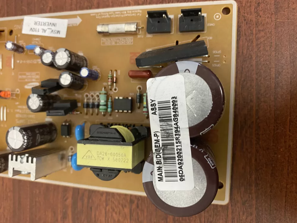 Samsung DA92-00215R Refrigerator Inverter Control Board AZ37142 | BK56