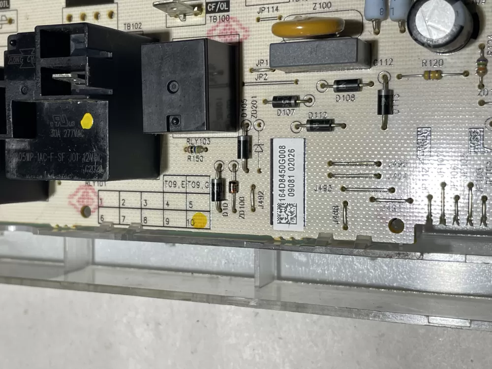 GE 164D8450G008 Range Oven Control Board AZ133589 | KM1937