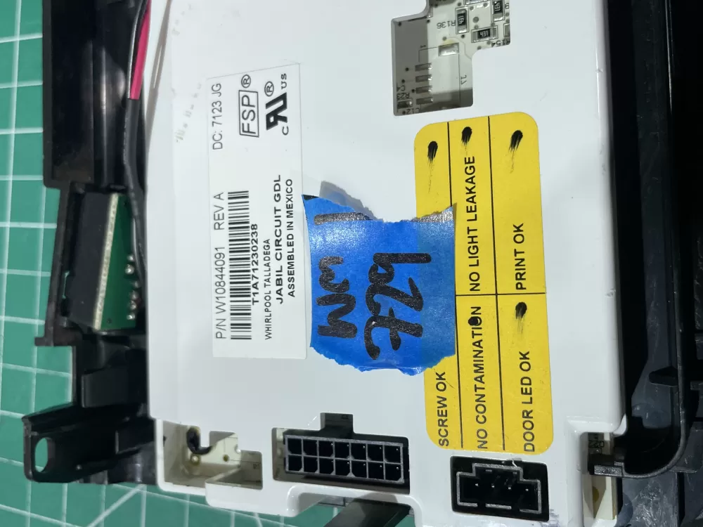 Whirlpool W10844091 Refrigerator Control Board Dispenser AZ189767 | Wm729