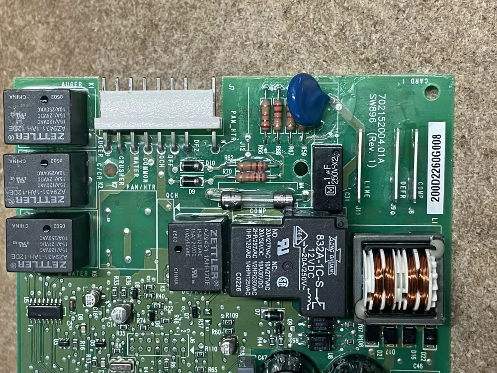 GE 200D2260G008 PD00074367 AP7188100 Refrigerator Control Board AZ18925 | KM1004