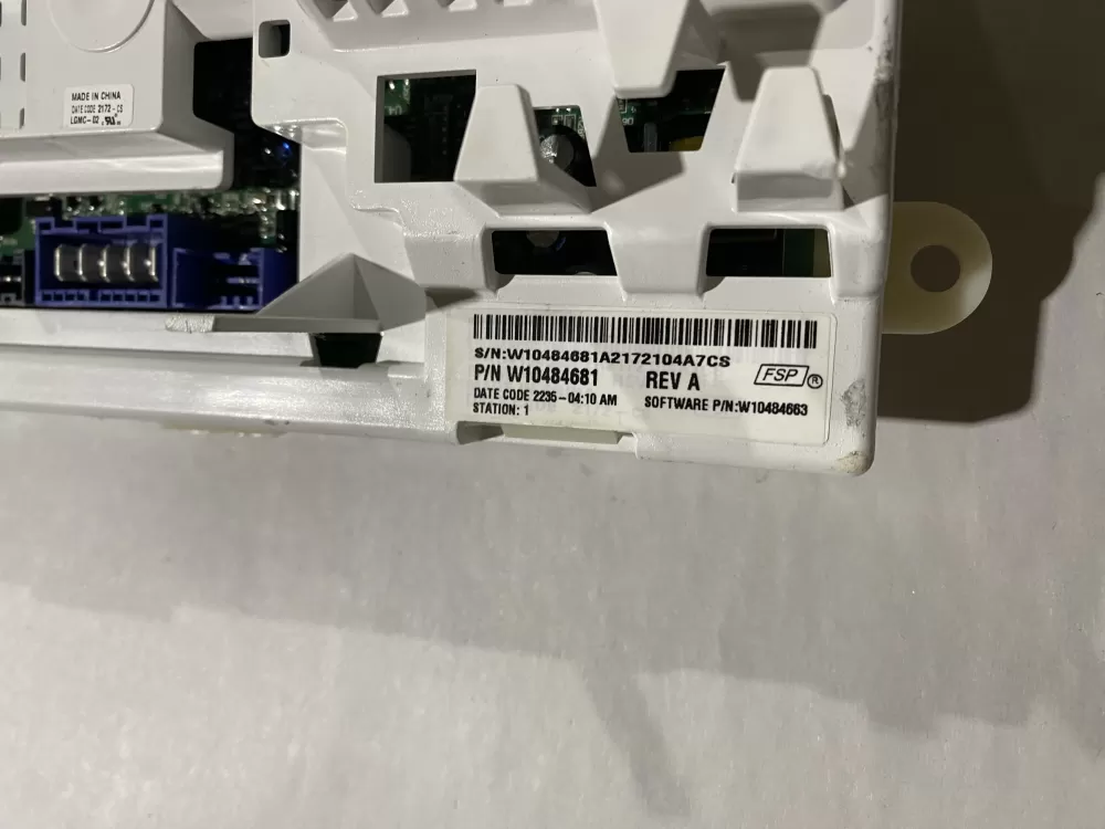 Whirlpool Amana Admiral Roper W10484681 Washer Control Board AZ189341 | BK694
