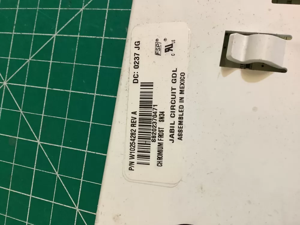 Whirlpool W10254282 Refrigerator Dispenser Control Board AZ170483 | NR2609