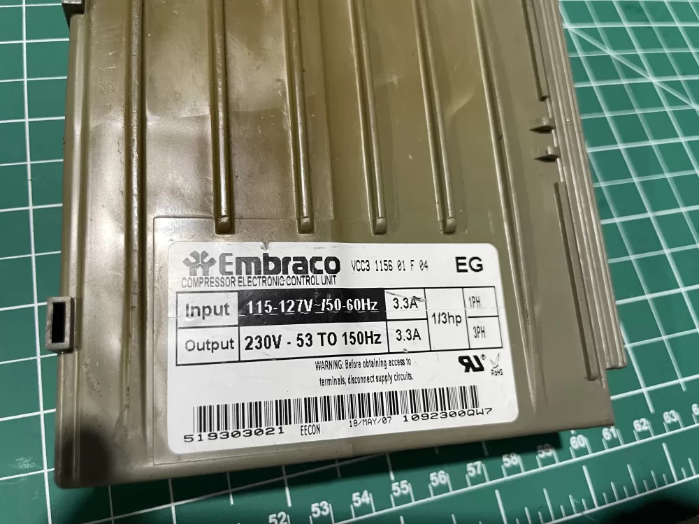 GE 519303021 Refrigerator Invter  Control Board AZ129390 | Wm648