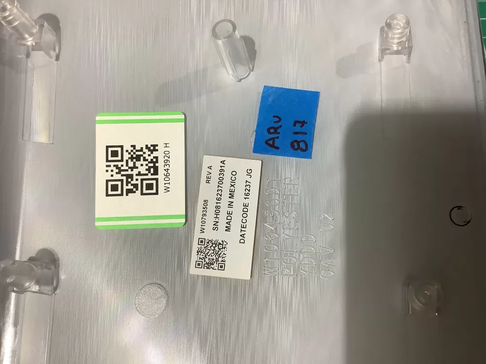 Kenmore W10793508 W10643918 Dryer Control Board Panel AZ196085 | ARV817