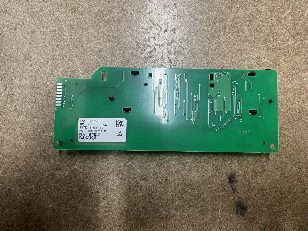 Bosch Siemens EPW65326 Washer Display Control Board AZ1716 | KM1003