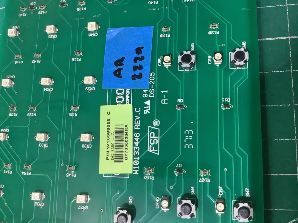 Maytag Whirlpool W10388666 Dryer Control Board AZ193571 | AR2229