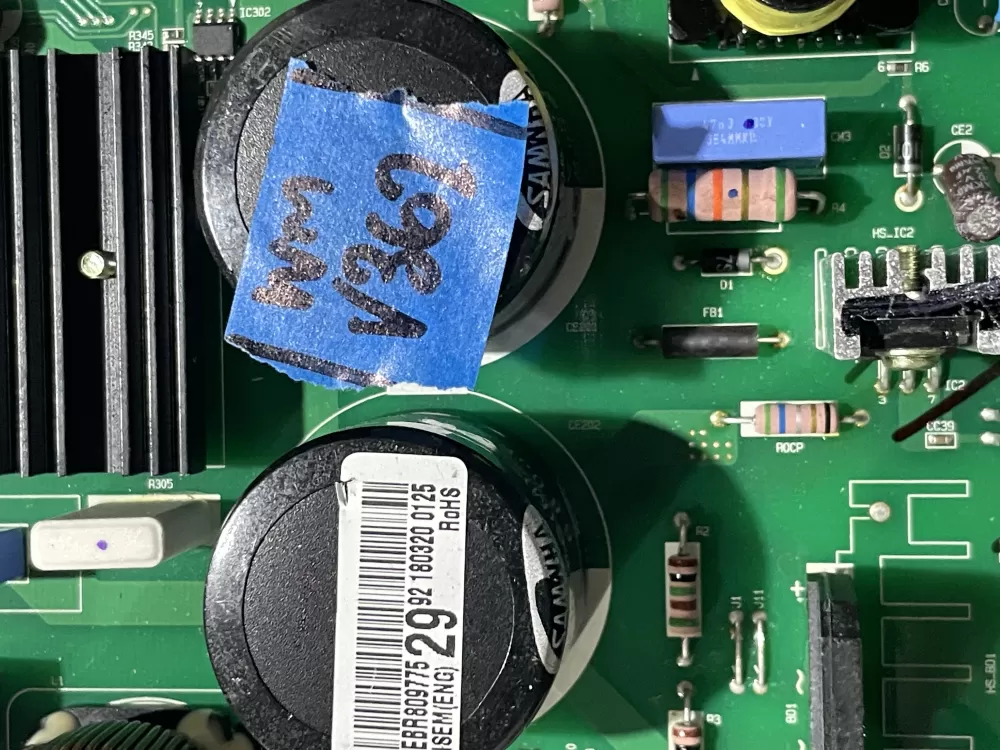 LG EBR80977529 Refrigerator Control Board AZ200728 | Wmv362