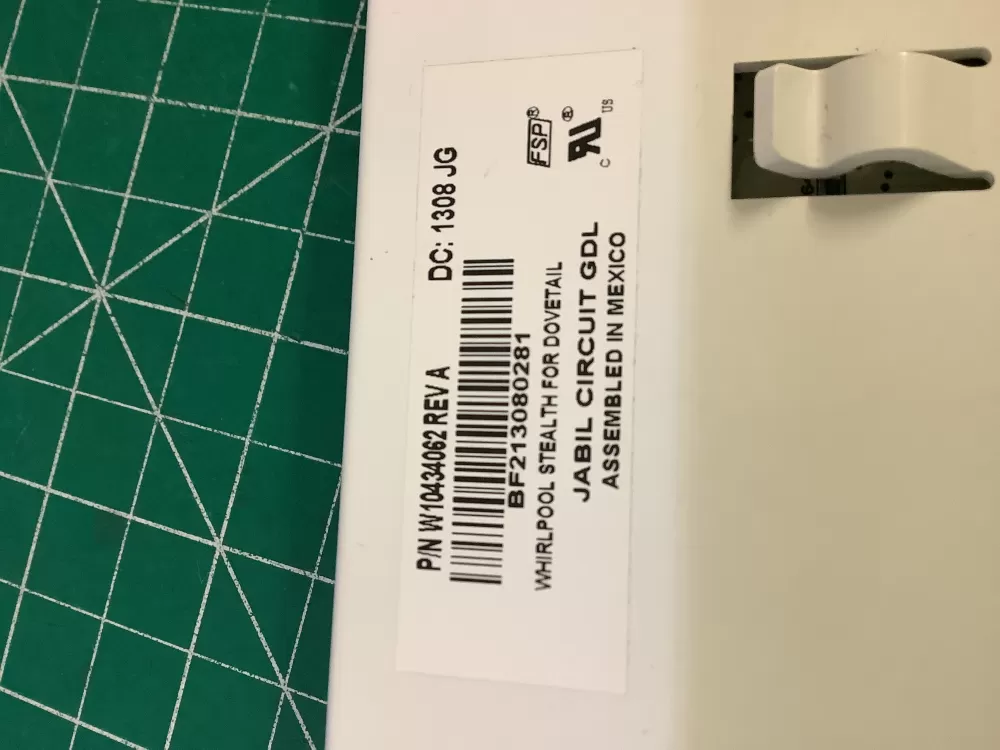 Whirlpool W10434062 Dispenser control board AZ198631 | NR2765